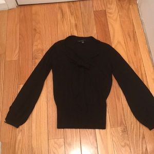 Front tie sweater